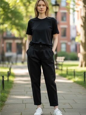 Free People Women’s Black Chinos